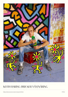 #746 - Keith Haring dricker växtnäring - A3 Poster