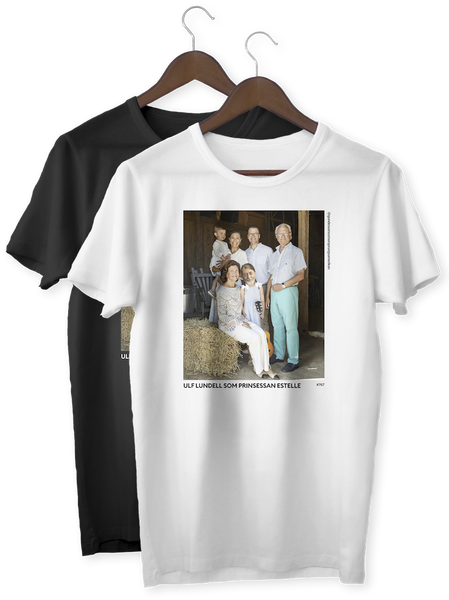 T-shirt: Ulf Lundell som prinsessan Estelle (#767)