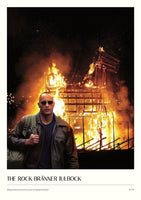 #178 - The Rock bränner julbock - A3 Poster