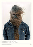 #321 - Chewbacca i jeansjacka - A3 Poster