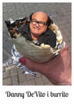 [Utförsäljning av äldre design] Danny DeVito i burrito - A3 Poster