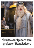[Utförsäljning av äldre design] Prinsessan Leonore som Professor Dumbledore - A3 Poster