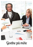 [Utförsäljning av äldre design] Goethe på möte - A3 Poster