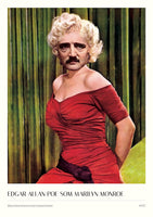 #437 - Edgar Allan Poe som Marilyn Monroe - A3 Poster