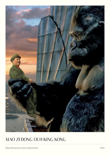#514 - Mao Zedong och King Kong - A3 Poster