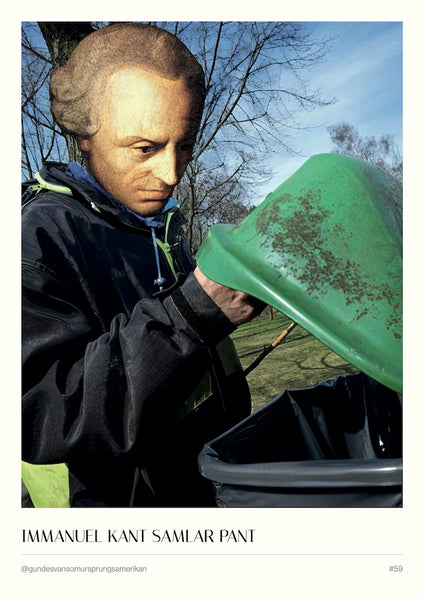 #59 - Immanuel Kant samlar pant - A3 Poster