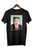 T-shirt: Kim Jong Un med pussmun