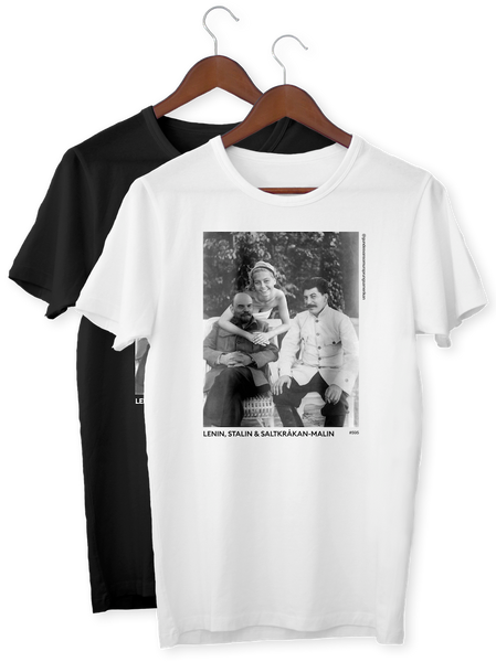 T-shirt: Lenin, Stalin & Saltkråkan-Malin