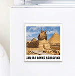 Jar Jar Binks som sfinx - Kylskåpsmagnet
